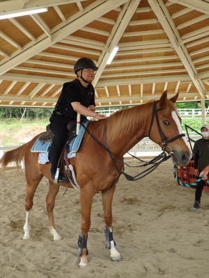 キュウちゃん乗馬